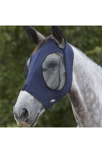 Weatherbeeta Stretch Bug Eye Saver With Ears - Navy / Black